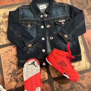 Bundle of Jordan’s (size 7) with a Hudson Jacket (24 months)